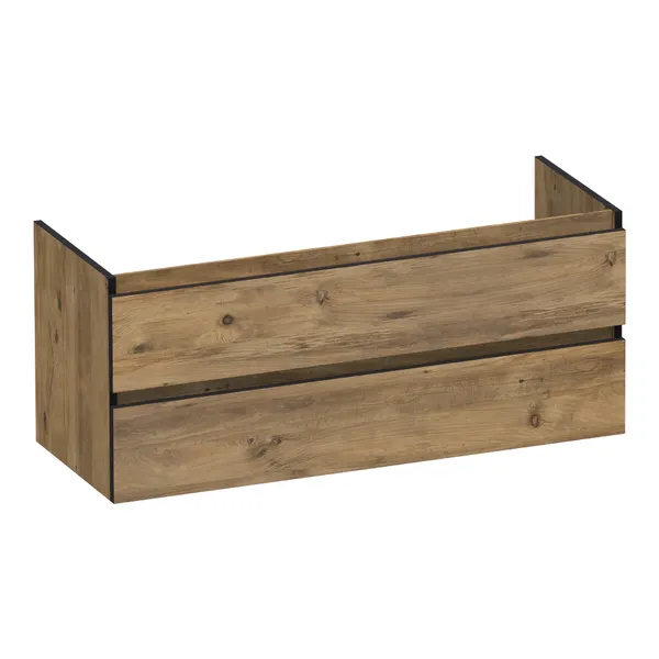 BRAUER Joy Edge onderkast 120 met 2 softclose lades greeploos en 1 sifon uitsparing