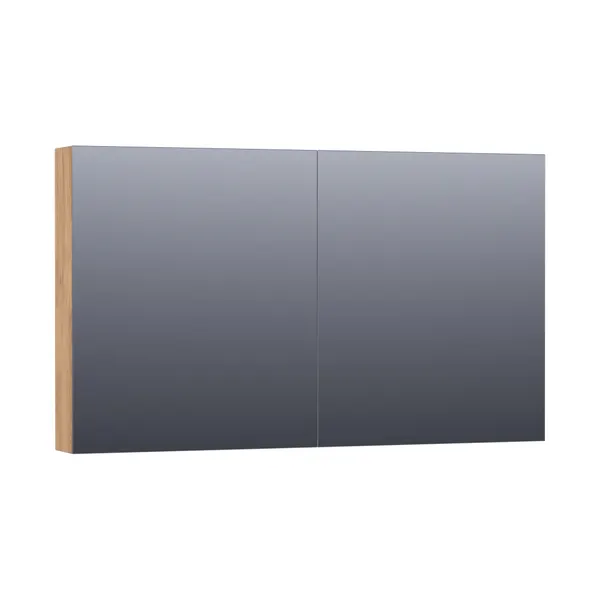 BRAUER Impress Deluxe spiegelkast 120 met interne en externe verlichting 2 dubbelzijdige spiegeldeuren