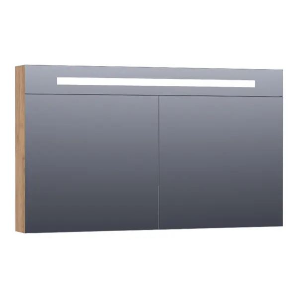 BRAUER Promise Deluxe spiegelkast 120 met directe verlichting 2 dubbelzijdige spiegeldeuren