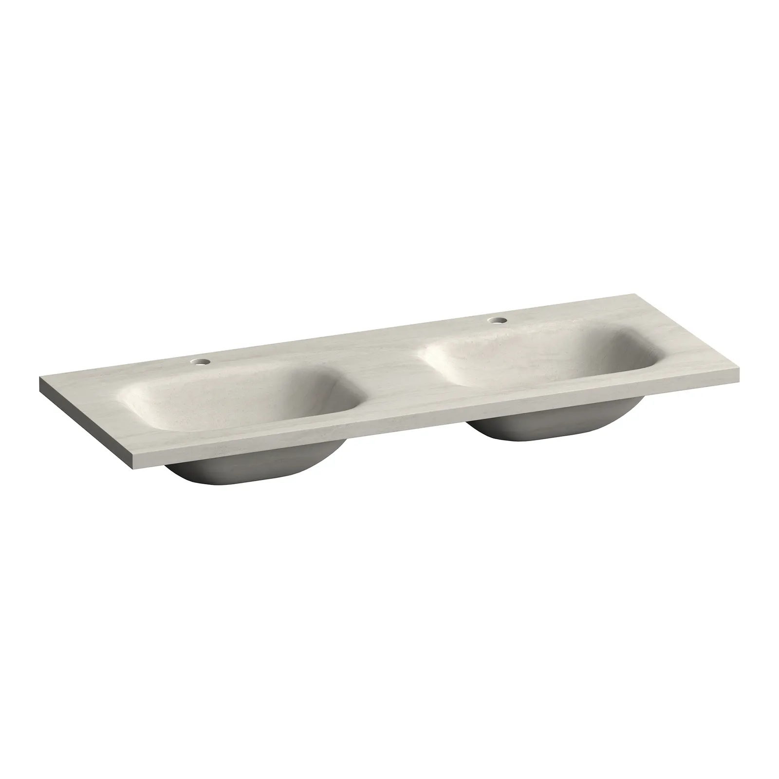 BRAUER Dune Medium wastafel 120-2 met 2 wasbakken en 2 kraangaten sintered stone, foto 3 van 4