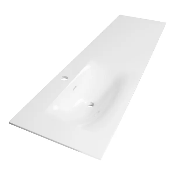 BRAUER Glacier wastafel 160 met 1 spoelbak en 1 kraangat fine stone