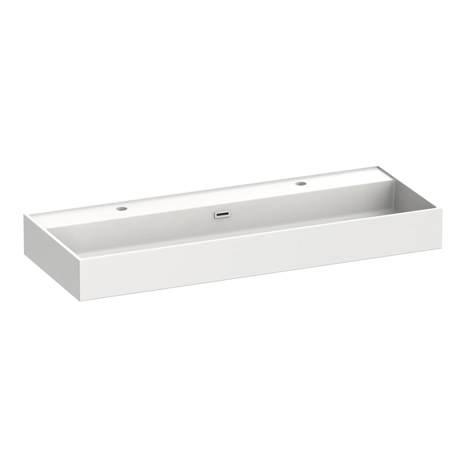 BRAUER Gravity wastafel 120-1 met 1 spoelbak en 2 kraangaten mineraalmarmer, foto 2 van 2