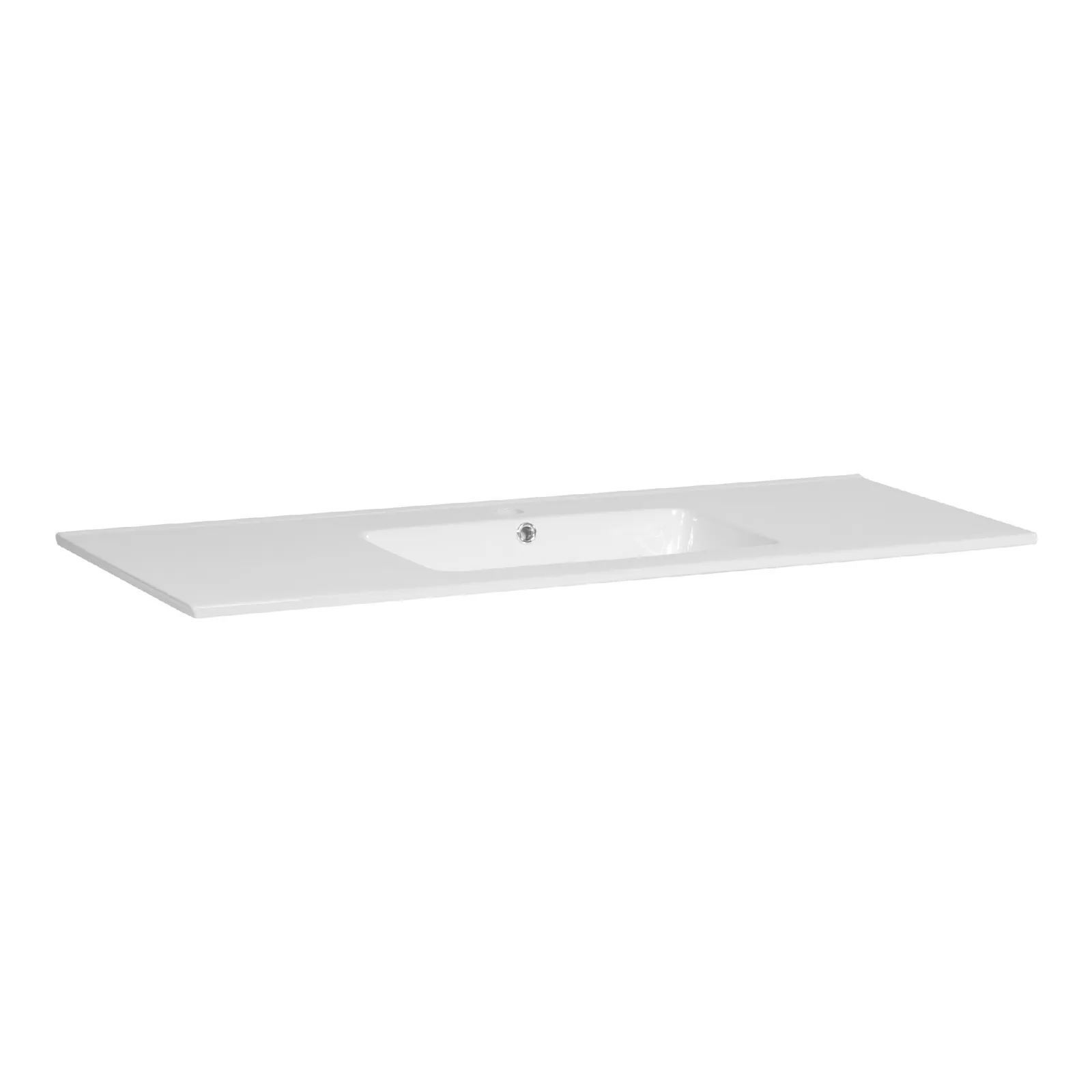 BRAUER Starfall wastafel 120-1 met 1 spoelbak en 1 kraangat keramiek, foto 2 van 2