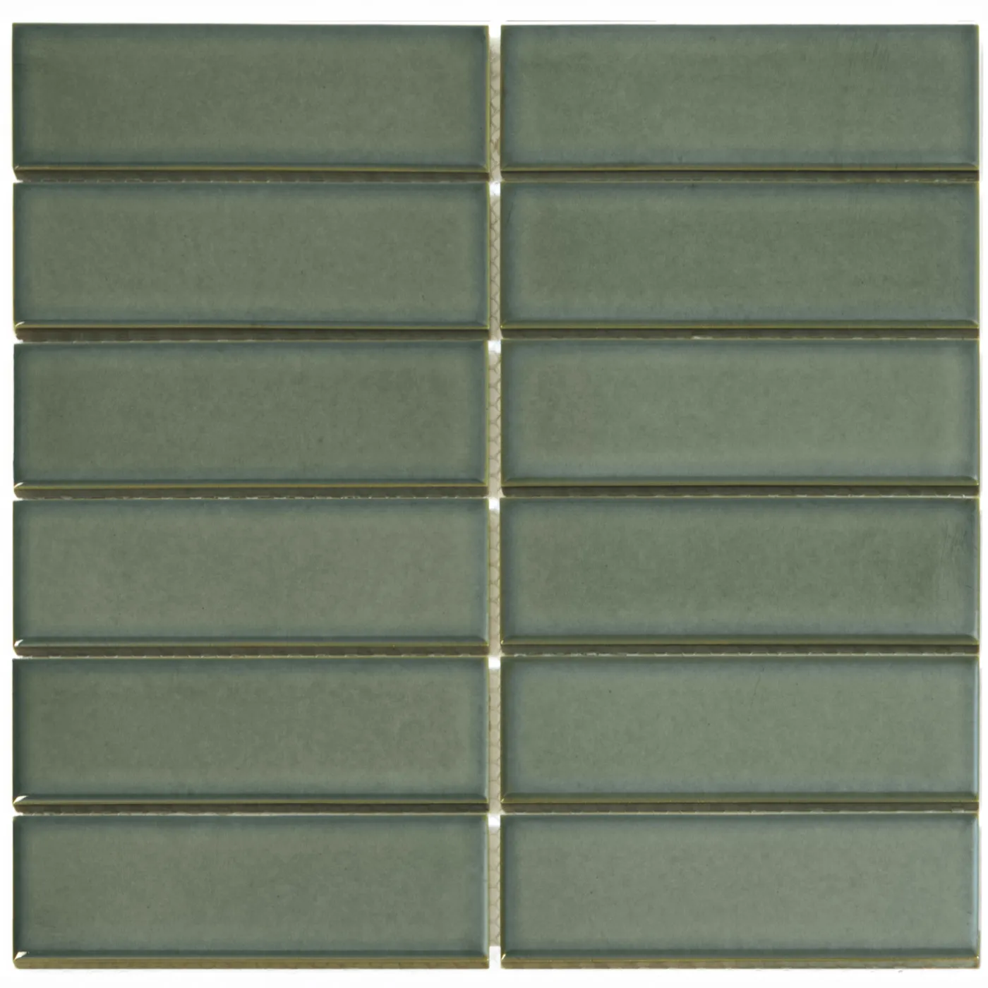 Mozaiek Barcelona Rechthoek Glanzend Forest Green 4,5x1,5