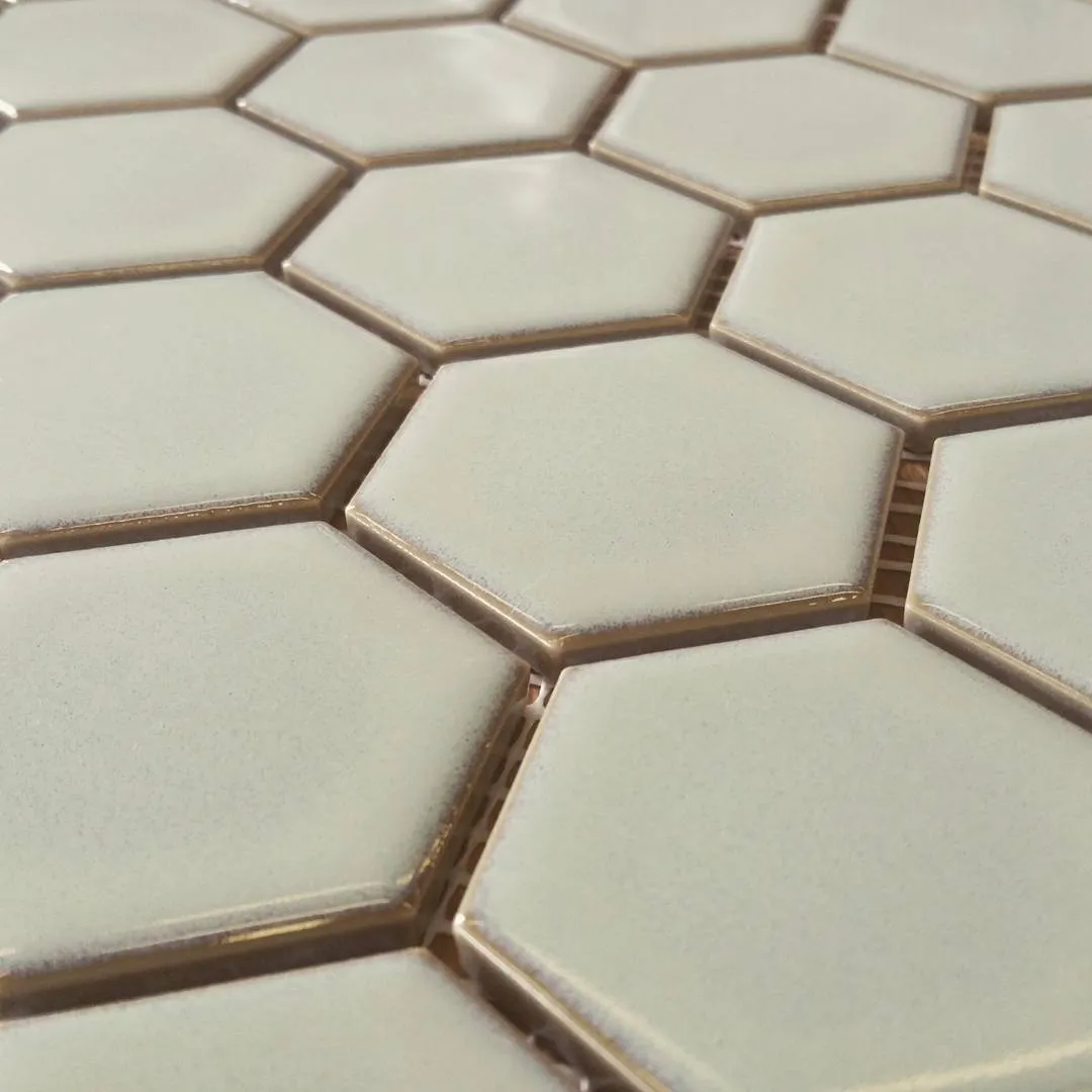Mozaiek Barcelona Hexagon Licht Groen 5,1x5,9, foto 3 van 6