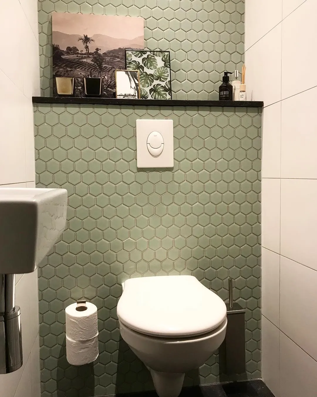Mozaiek Barcelona Hexagon Licht Groen 5,1x5,9, foto 4 van 6