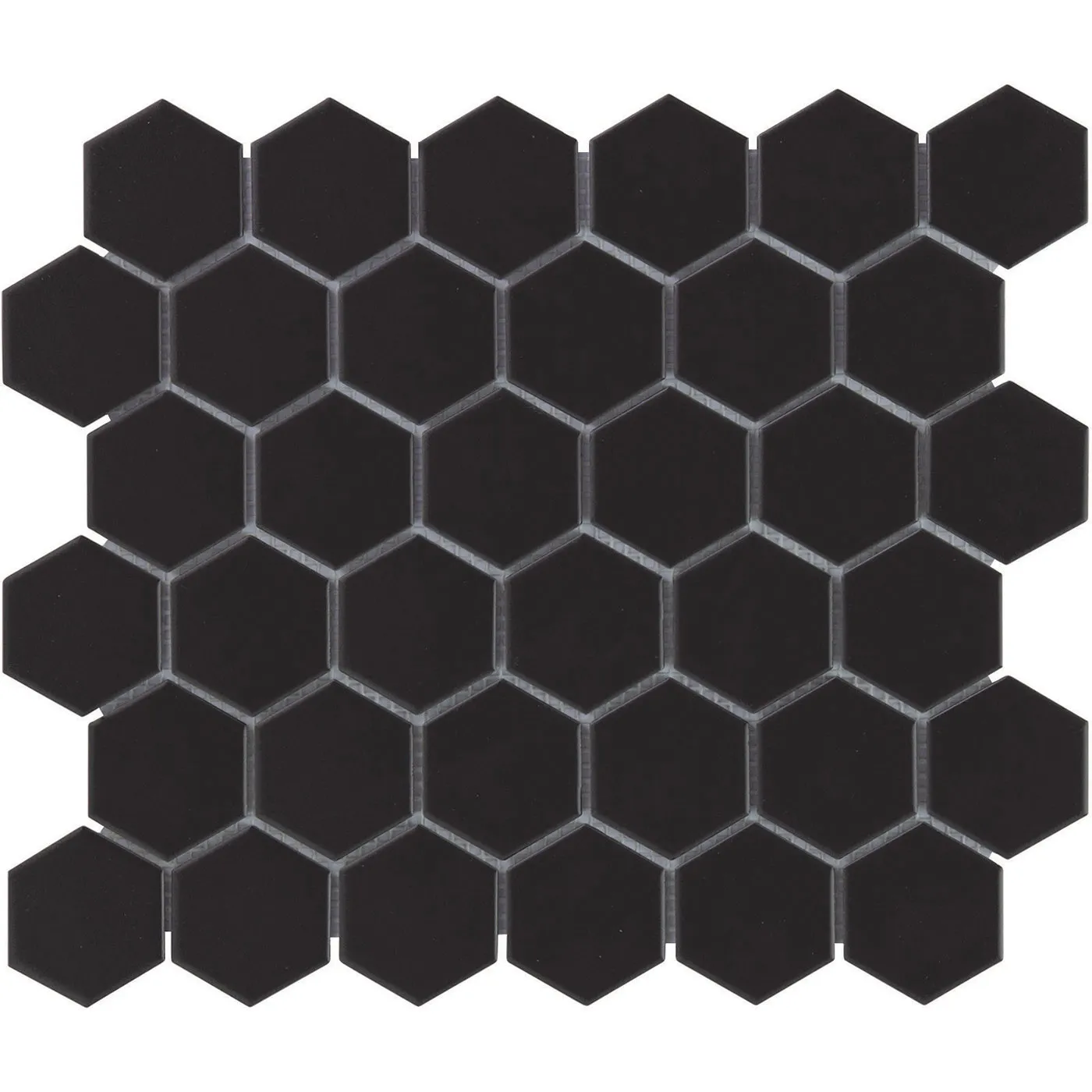 Mozaiek Barcelona Hexagon Zwart 5,1x5,9