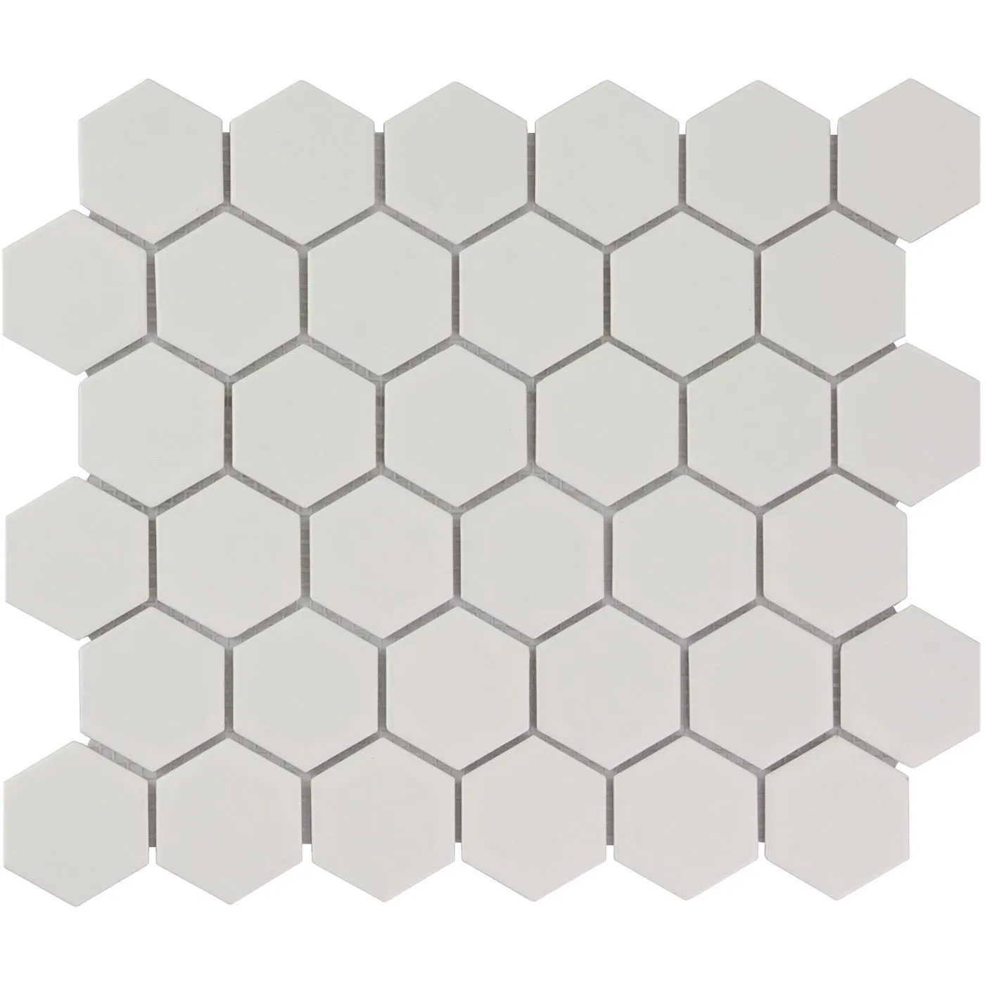 Mozaiek Barcelona Hexagon Wit 5,1x5,9