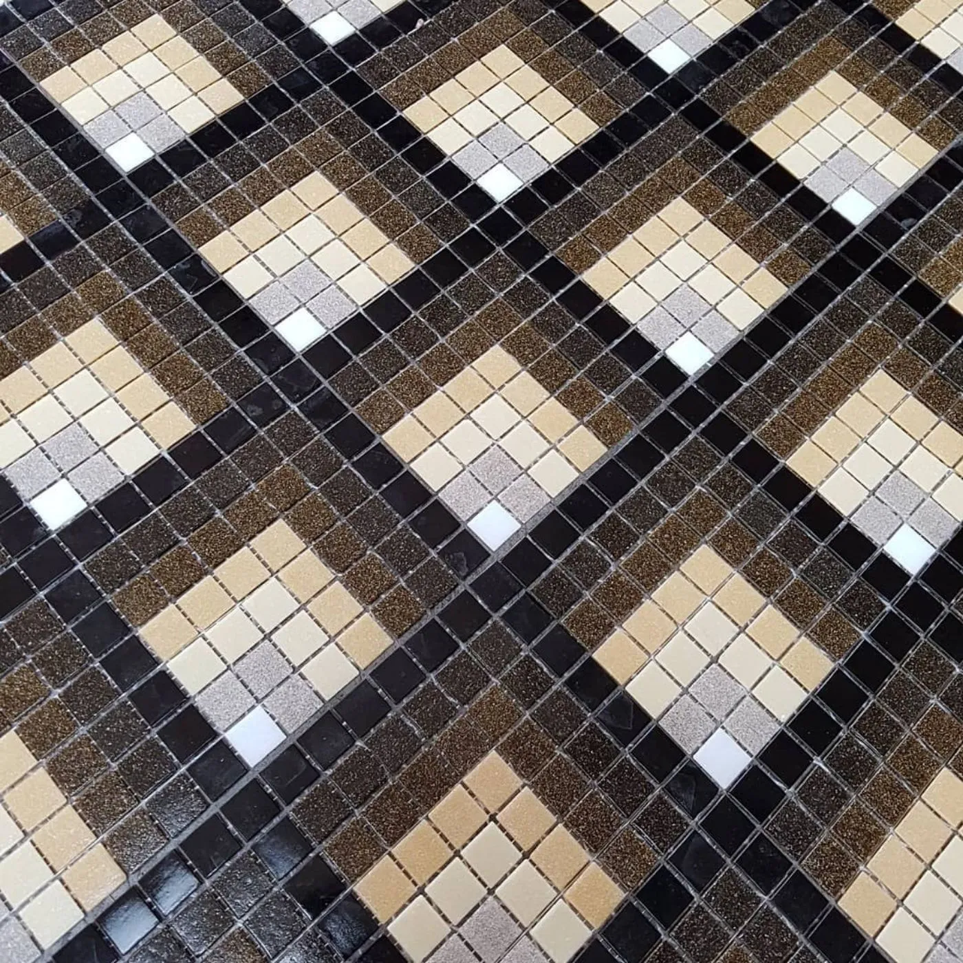 Mozaiek Amsterdam Basic Super Zwart 2,0x2,0, foto 2 van 6