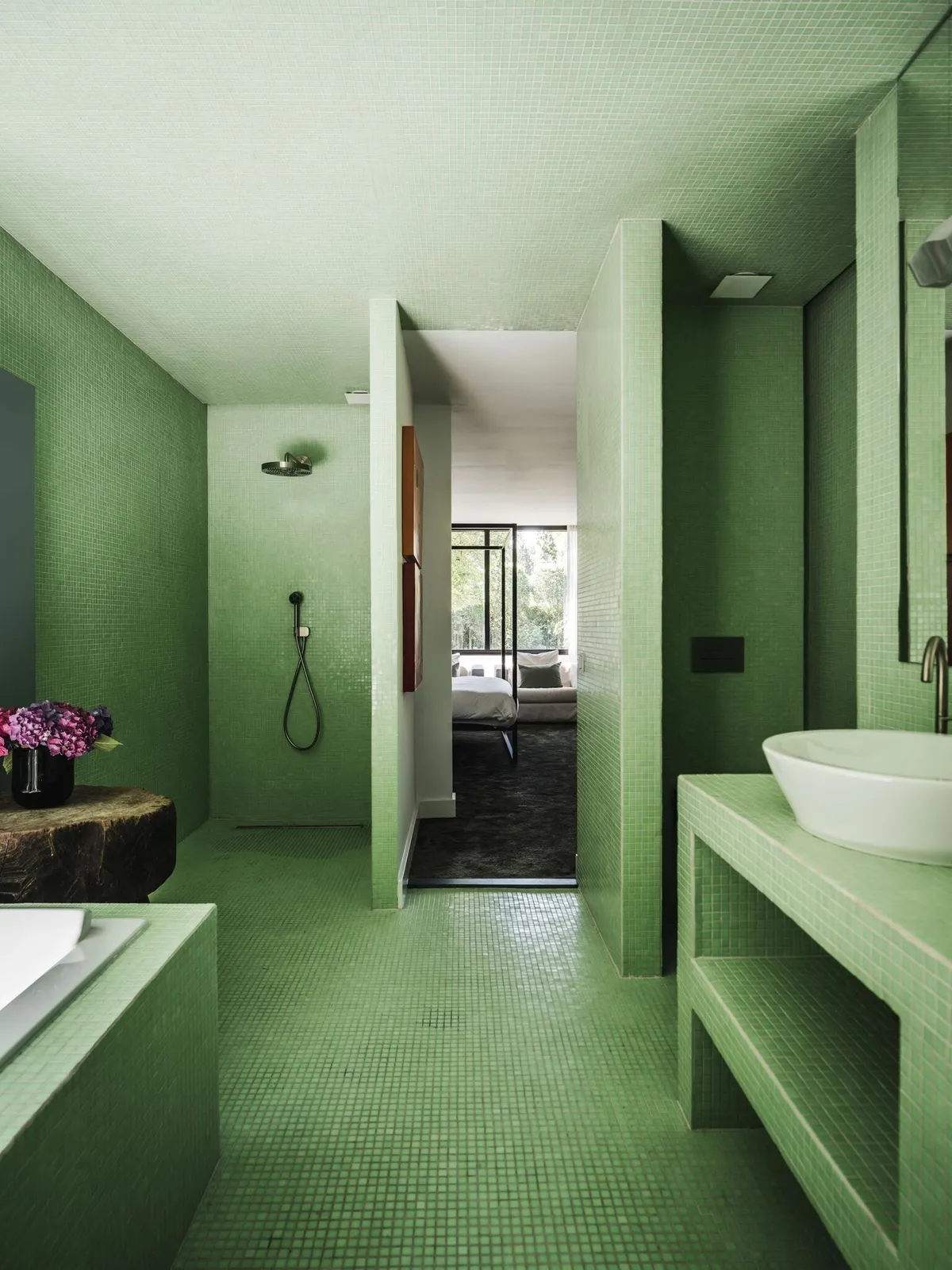 Mozaiek Amsterdam Basic Ultra Licht Groen 2,0x2,0, foto 2 van 5