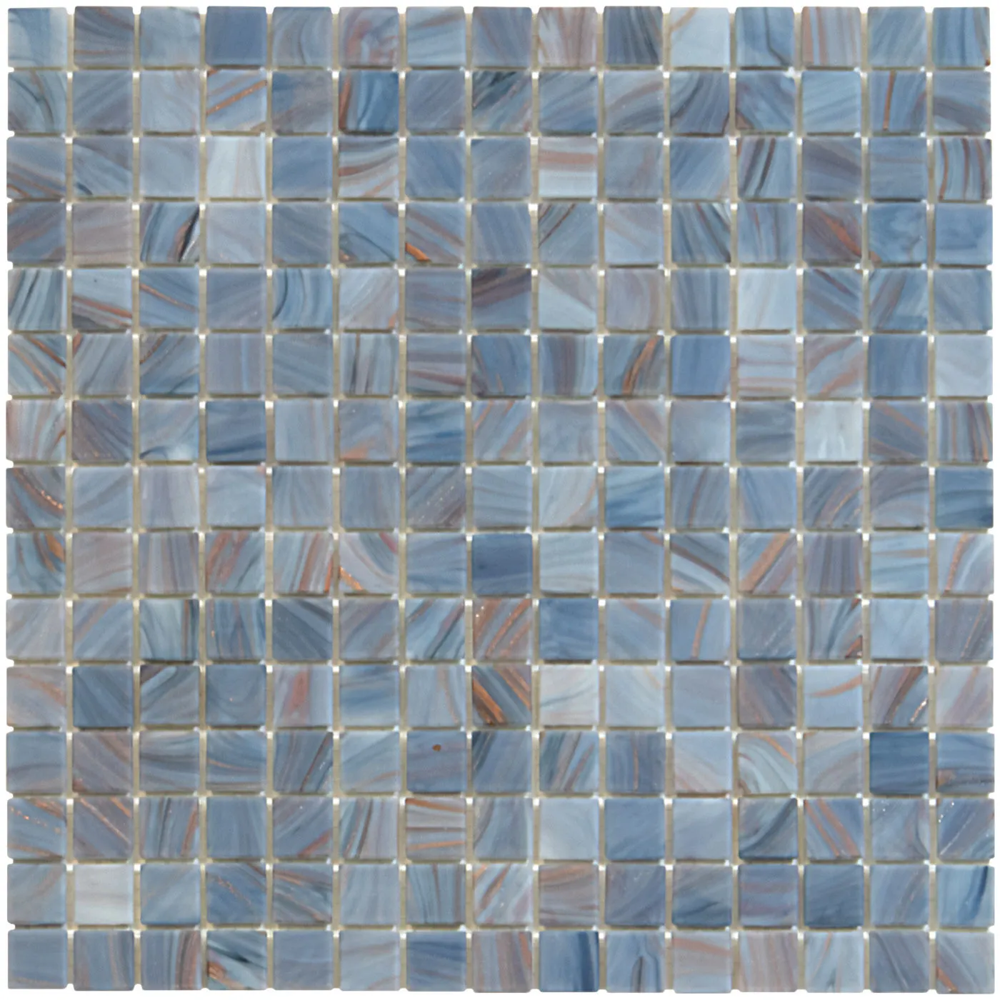 Mozaiek Amsterdam Goud Cyaan 2,0x2,0