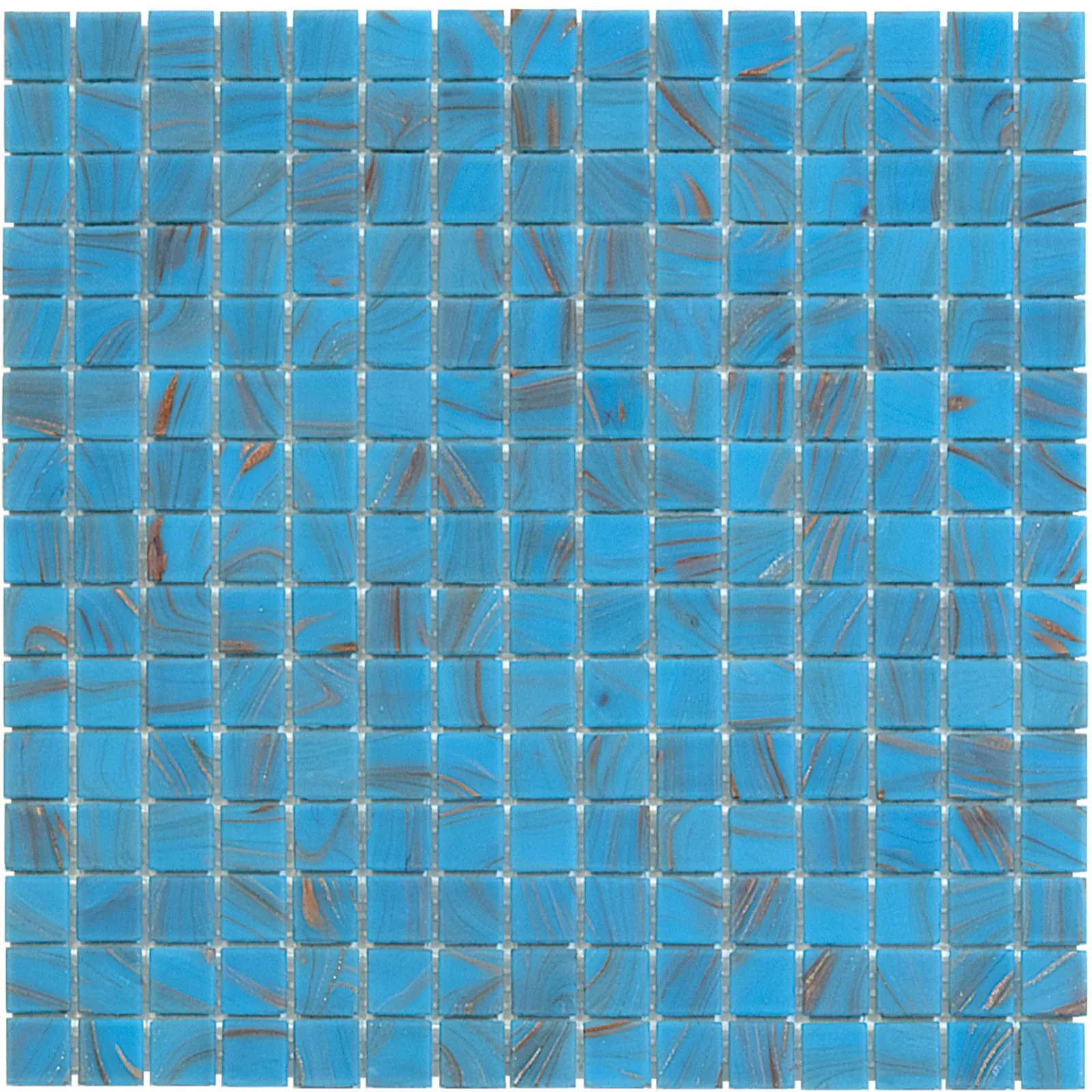 Mozaiek Amsterdam Goud Licht Blauw 2,0x2,0
