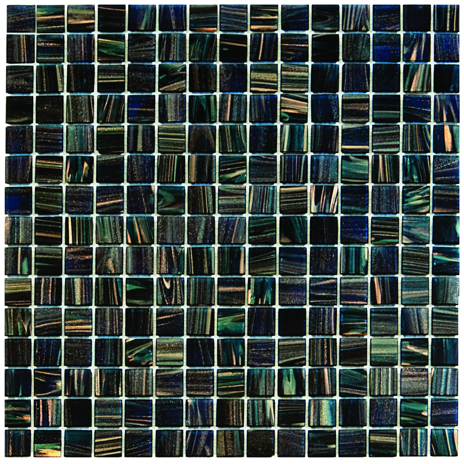 Mozaiek Amsterdam Goud Donker Blauw 2,0x2,0