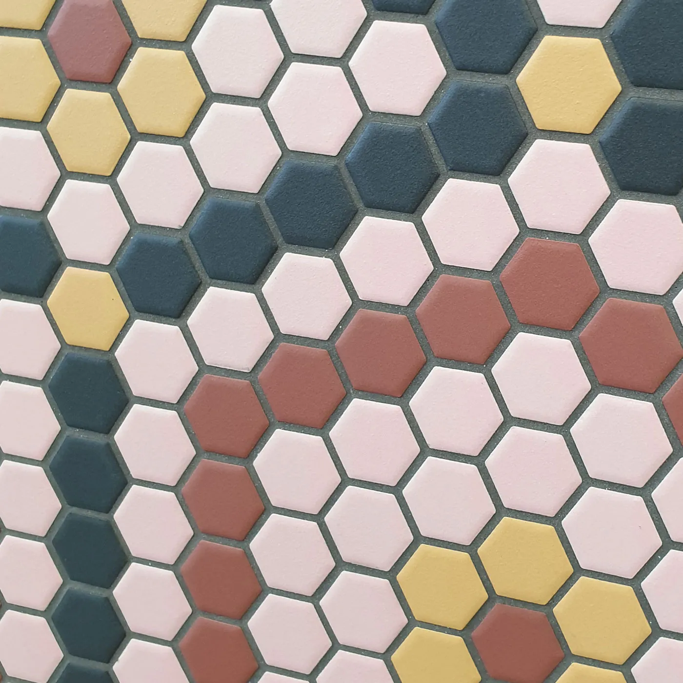 Mozaiek Hexagon Mat Navy Blauw 2,3x2,6, foto 4 van 4