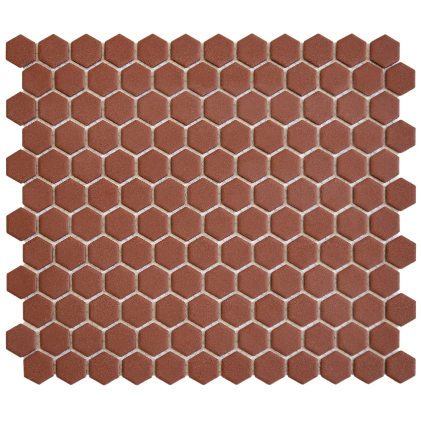 Mozaiek Hexagon Mat Terra Cotta 2,3x2,6