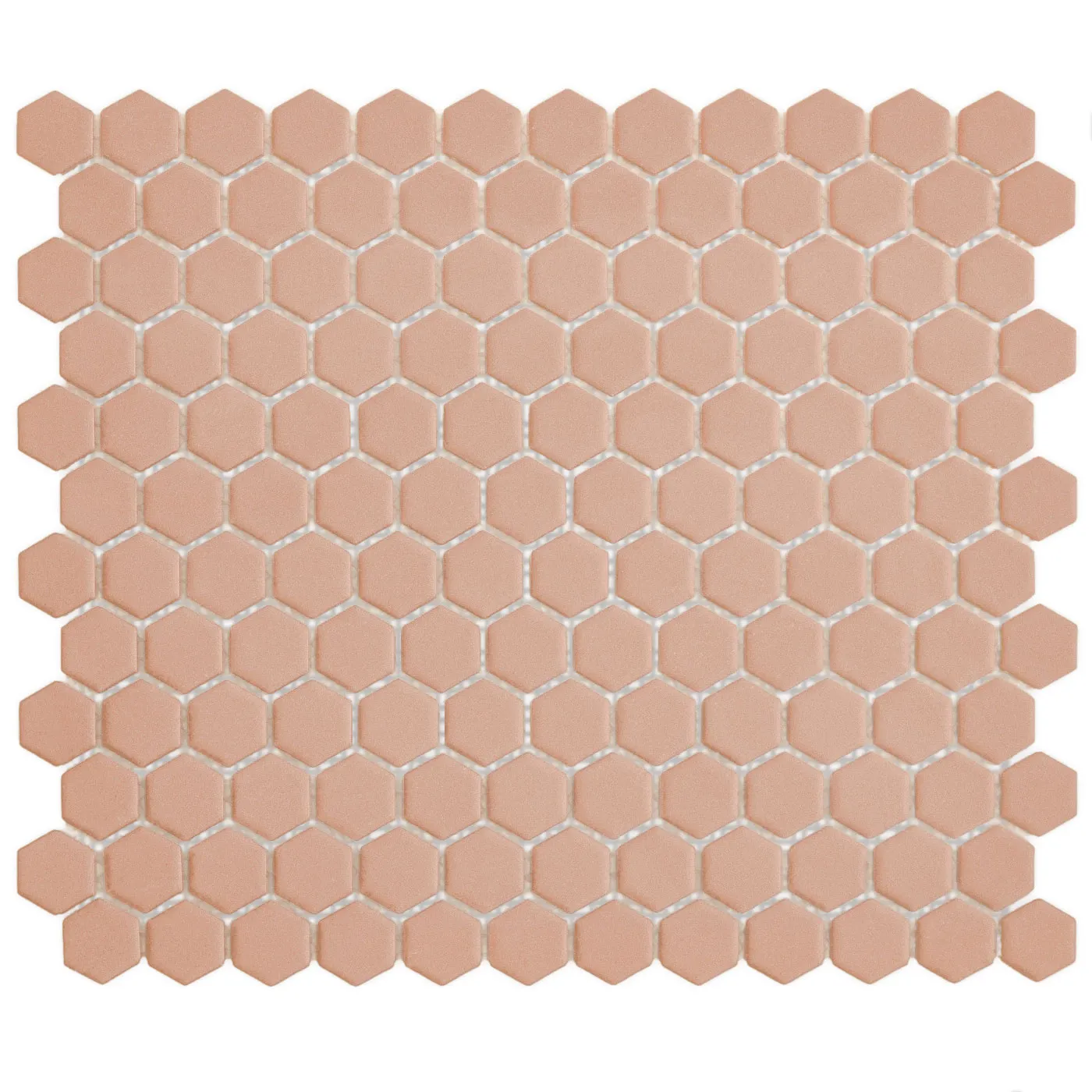 Mozaiek Hexagon Mat Royal Peach 2,3x2,6