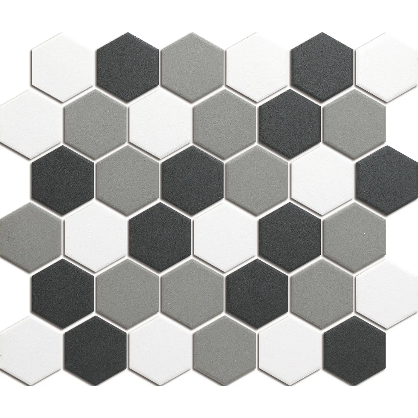 Mozaiek London Hexagon Contrast Mix 5,1x5,9