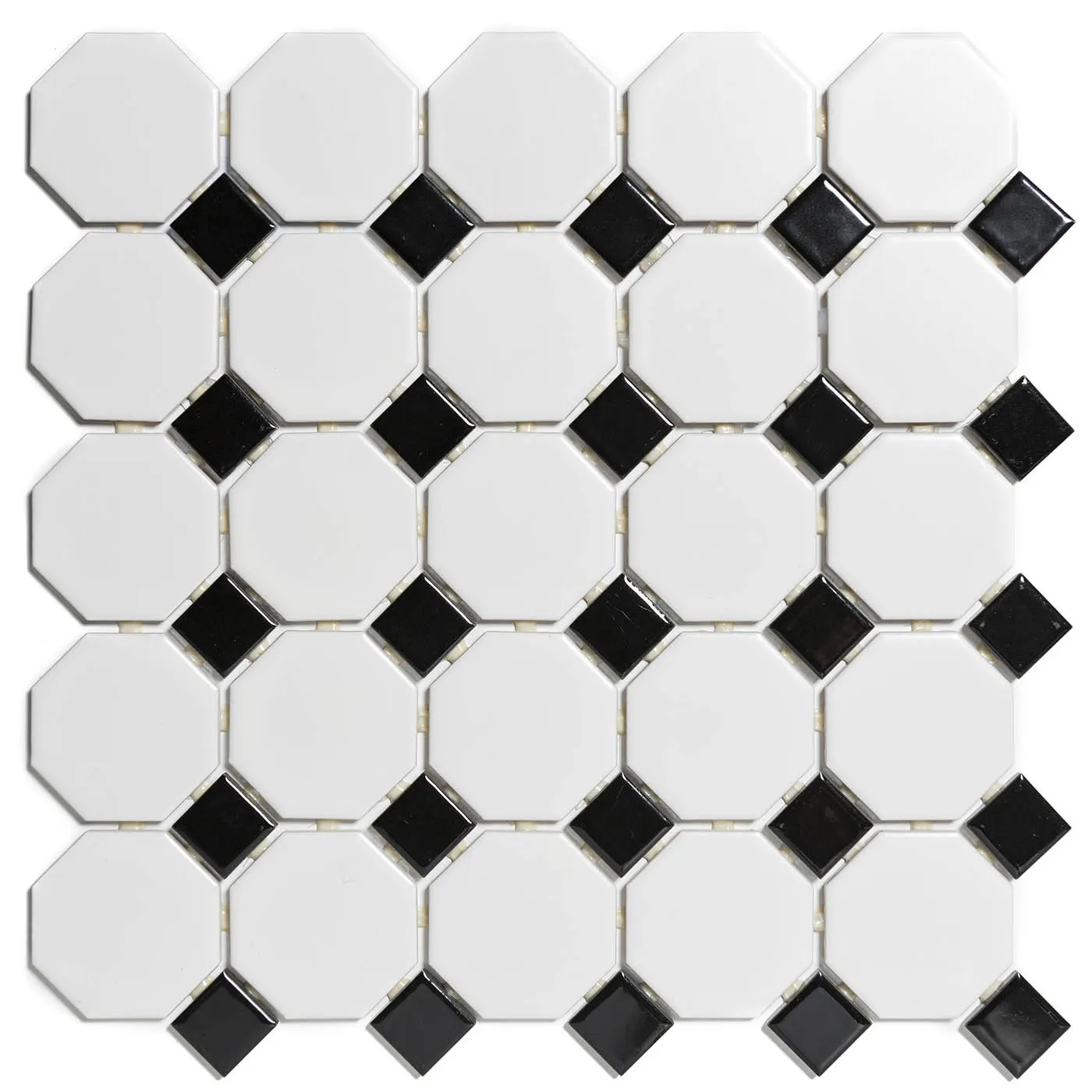 Paris Octagon Wit/Grijs