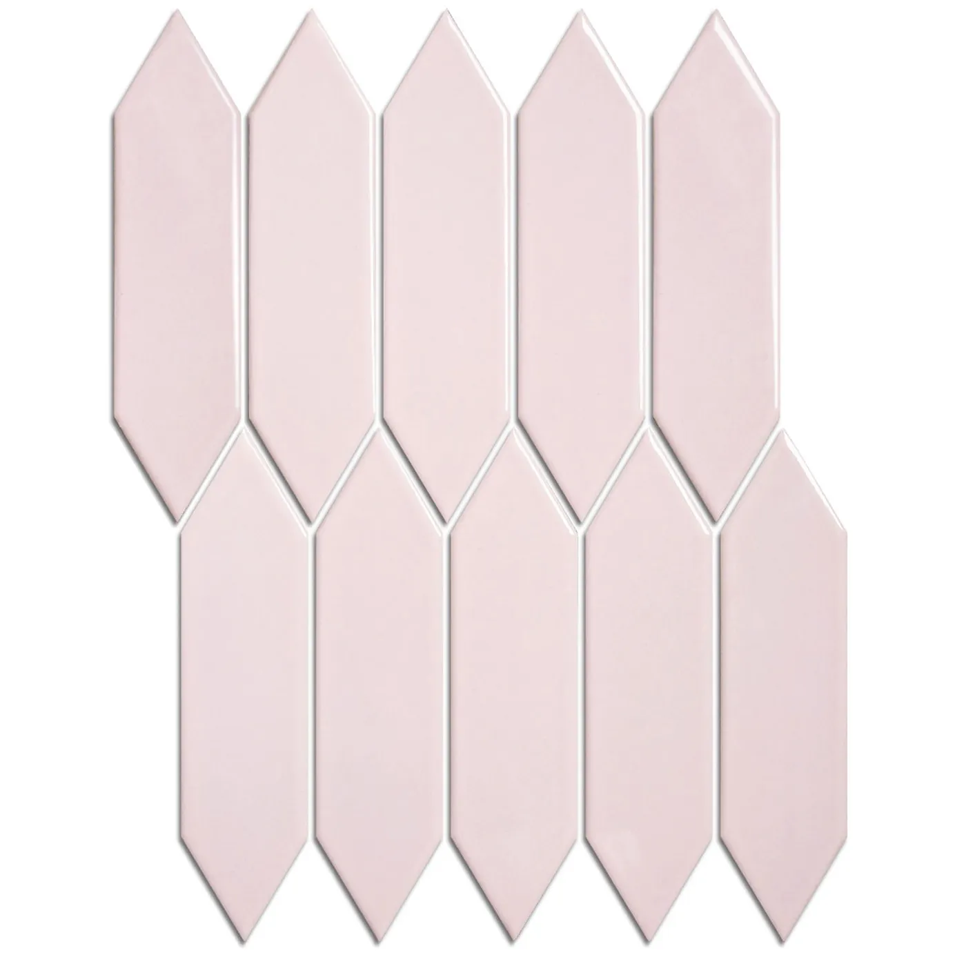 Mozaiek Paris Picket Roze 4,8x1,5