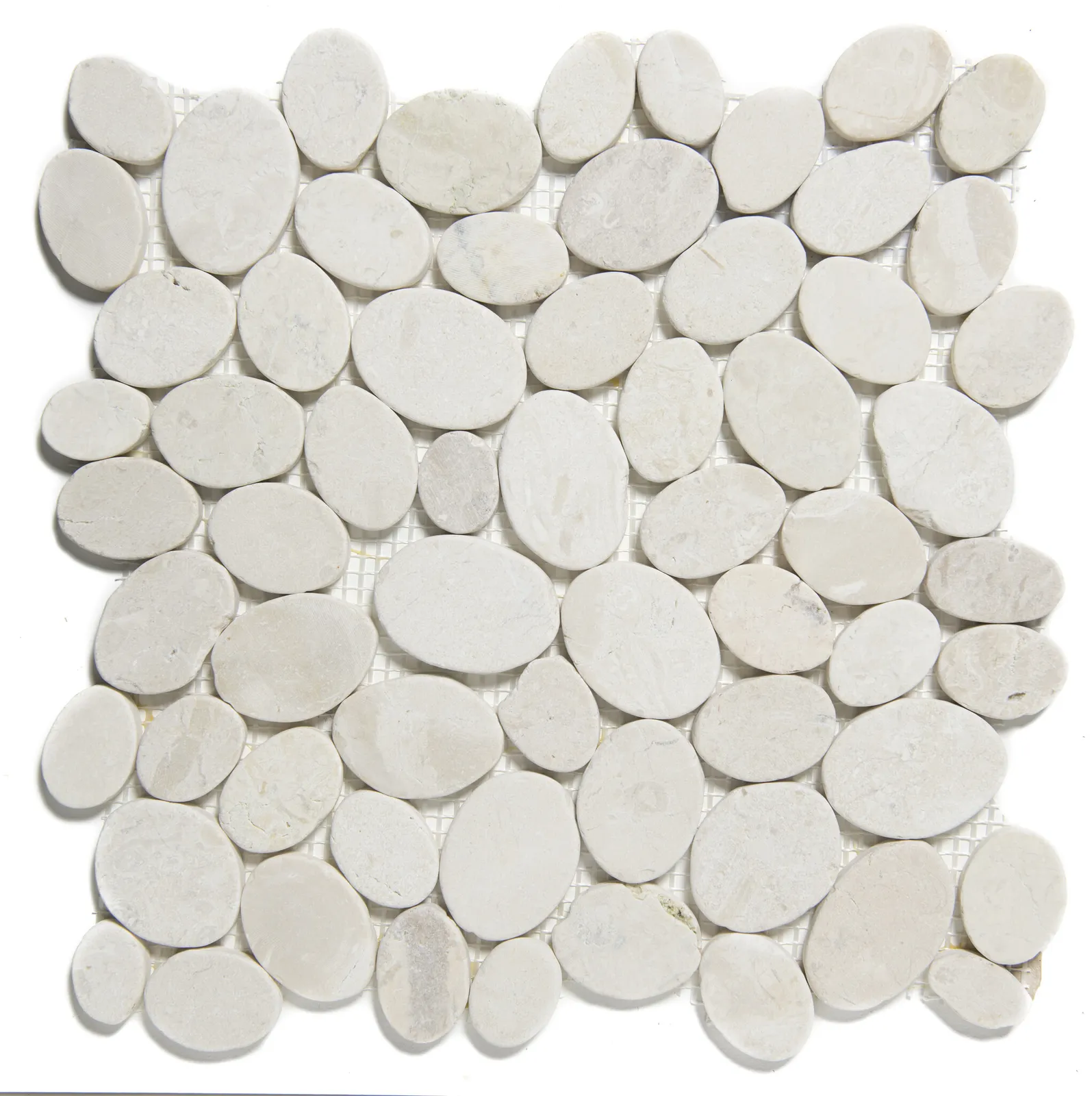 Mozaiek Natural Stone Pebbles Ivoor
