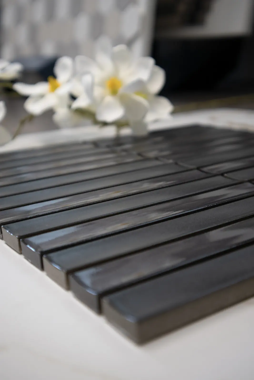 Mozaiek Sevilla Kit-Kat Carbon Shades of Chalk 2,0x1,5, foto 3 van 4