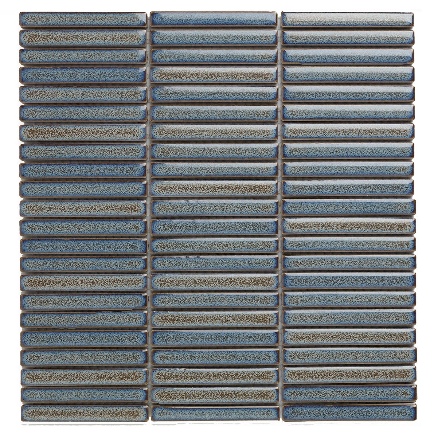 Mozaiek Sevilla Kit-Kat mini's Grijs - Blauw spikkel 1,2x9,2