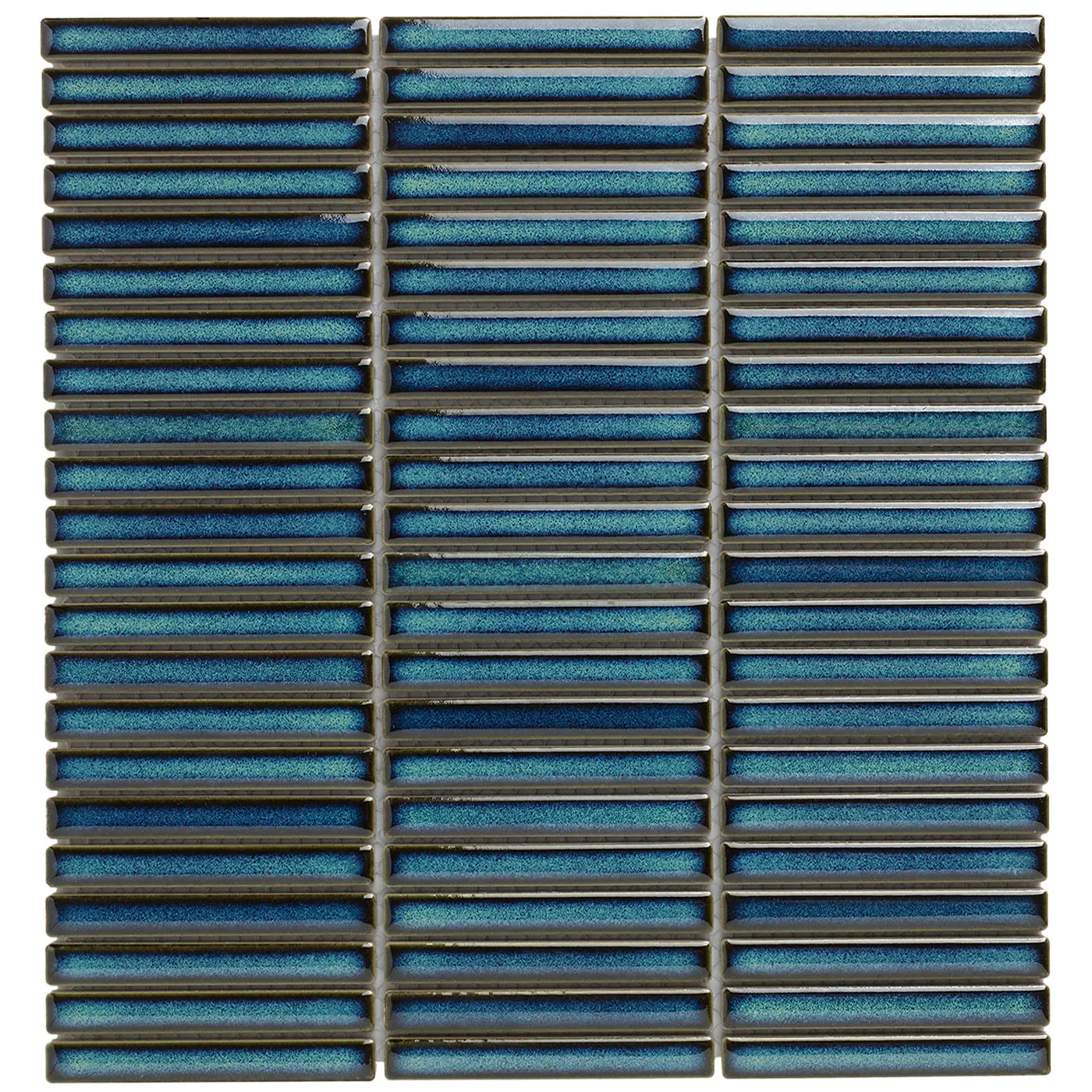 Mozaiek Sevilla Kit-Kat mini's Azure Blauw spikkel 1,2x9,2