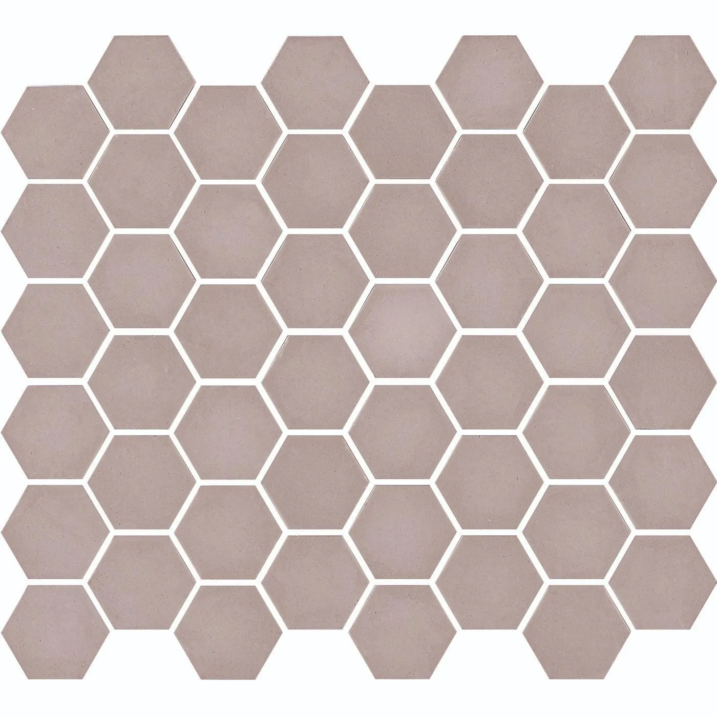 Mozaiek Valencia Hexagon Roze Mat 4,3x5,0