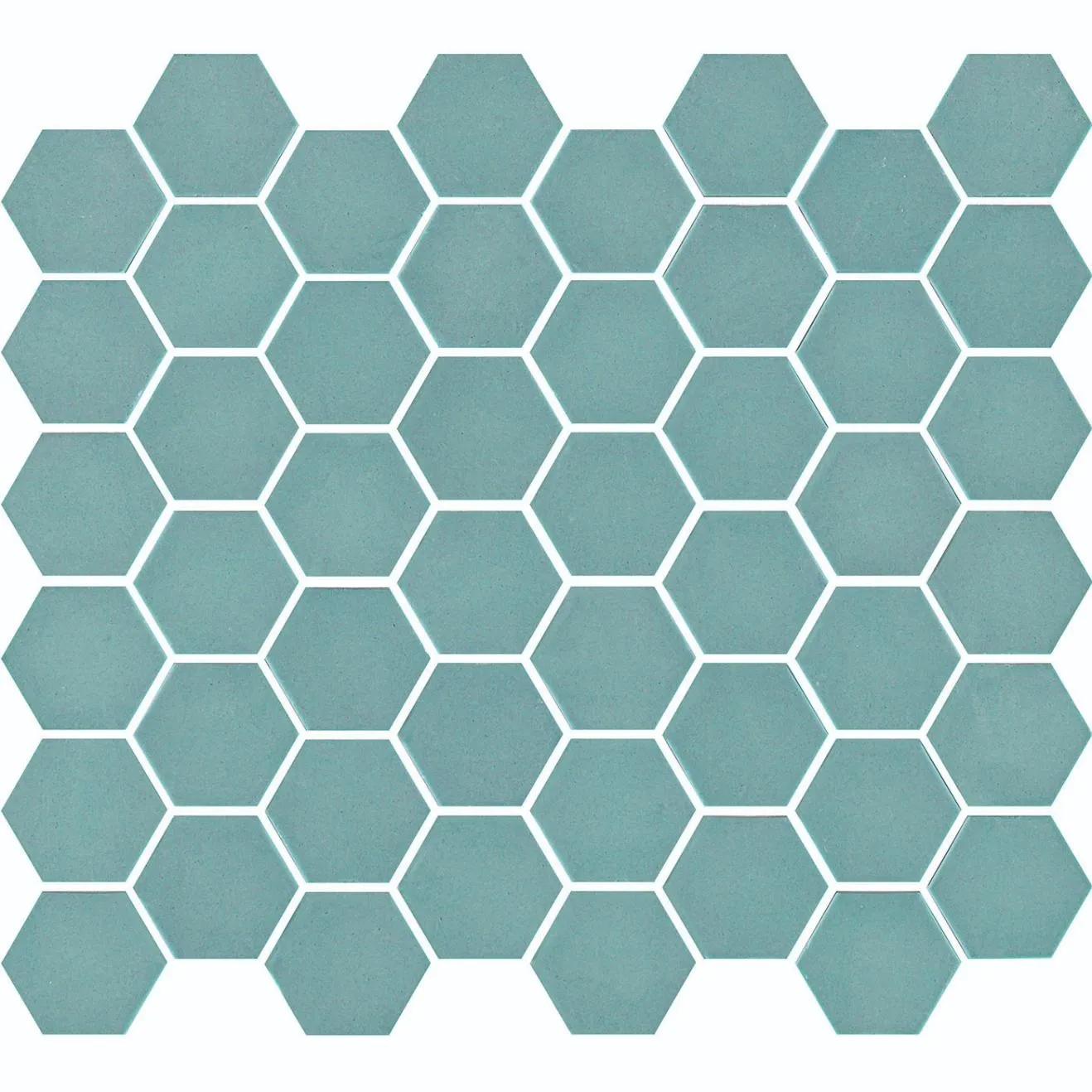 Mozaiek Valencia Hexagon Turquoise 4,3x5,0