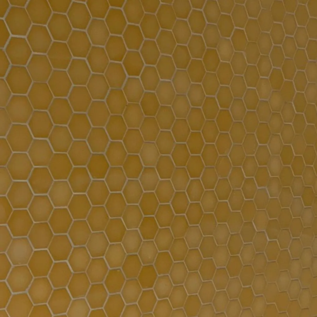 Mozaiek Valencia Hexagon Mustard 4,3x5,0, foto 2 van 5