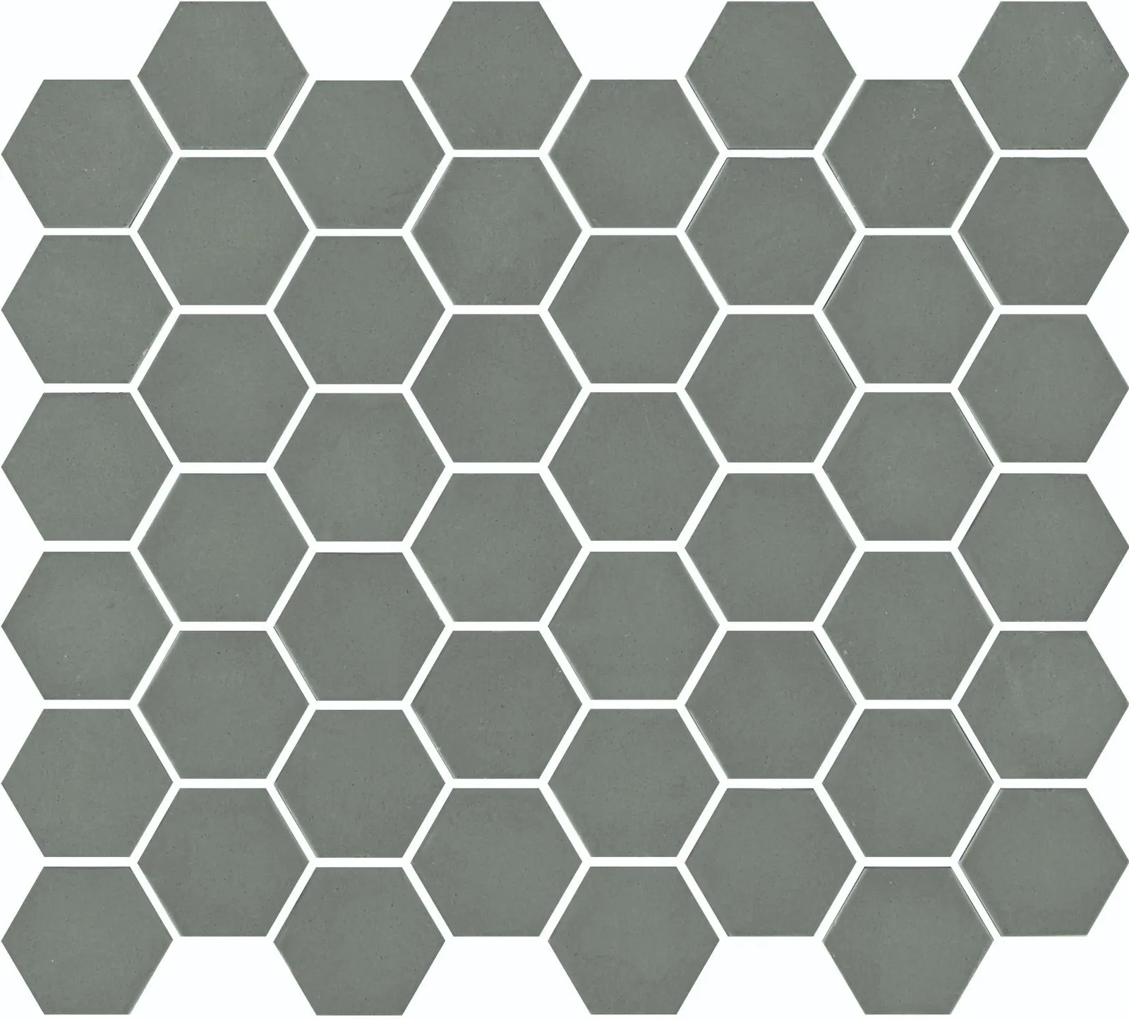 Mozaiek Valencia Hexagon Khaki Mat 4,3x5,0