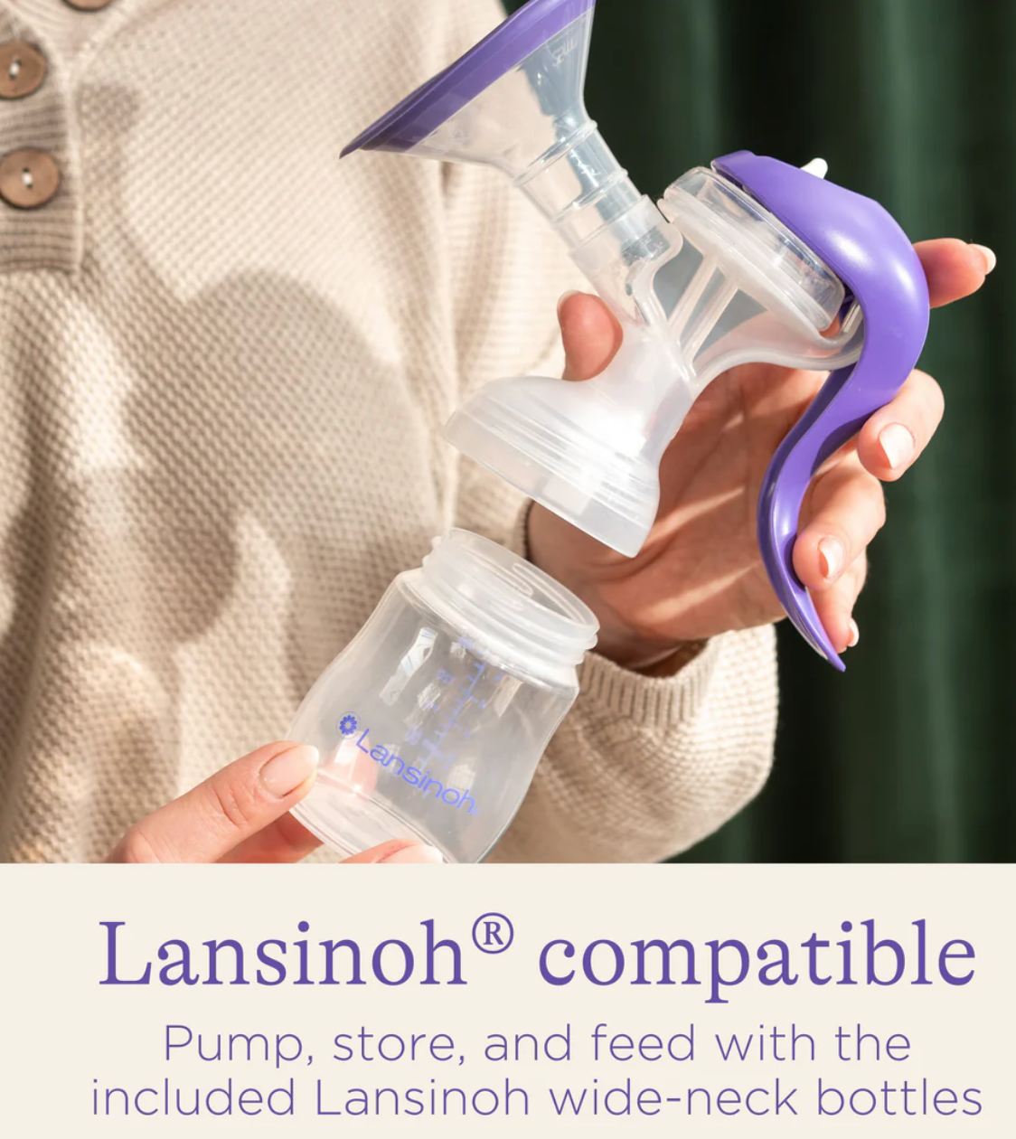 Pompë gjiri manuale Lansinoh, foto 3