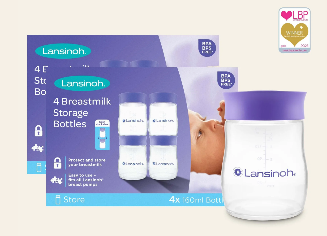 Shishe për ruajtjen e qumështit të gjirit Lansinoh, foto 4