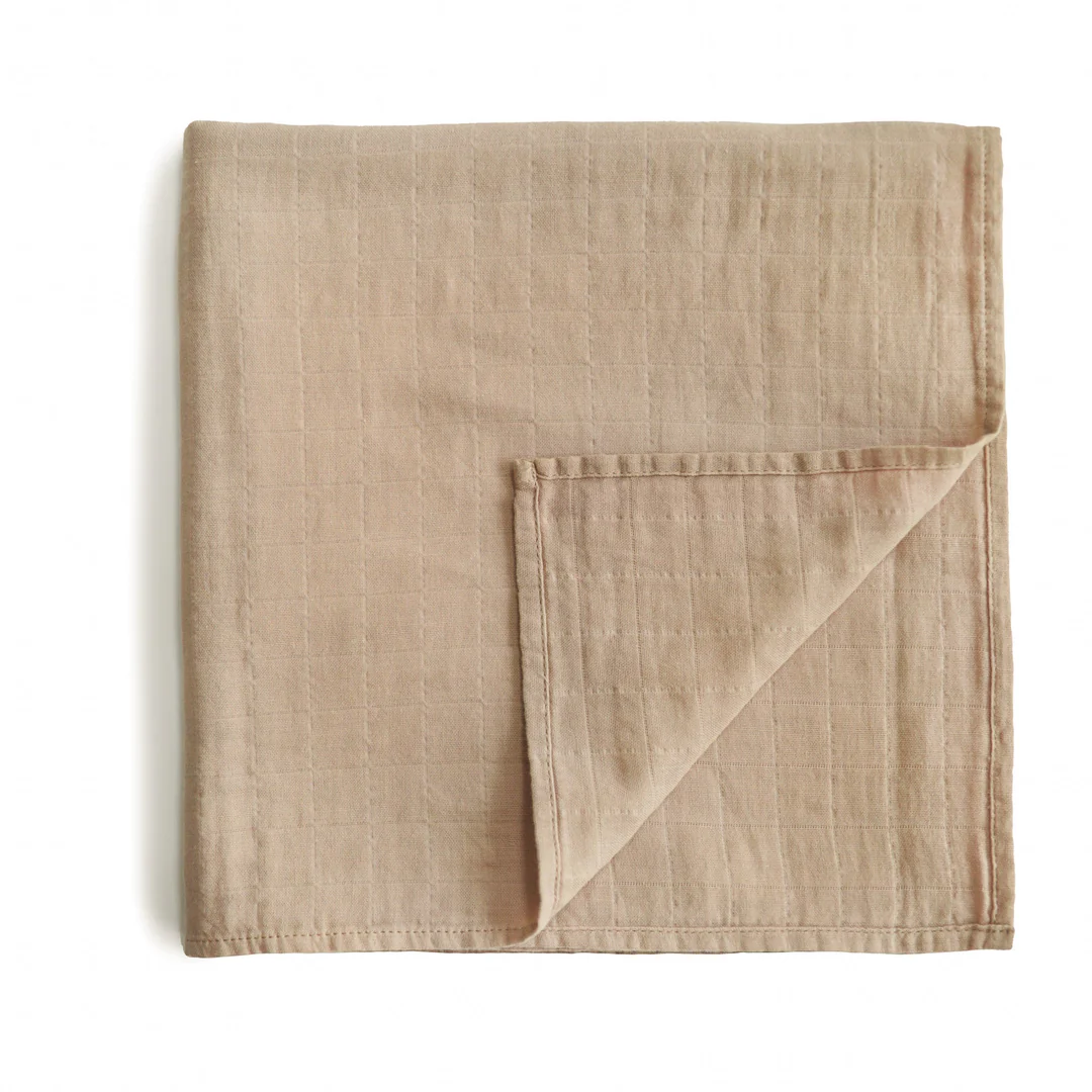 Napa Muslin Swaddle 120×120 cm – Mushie, foto 10