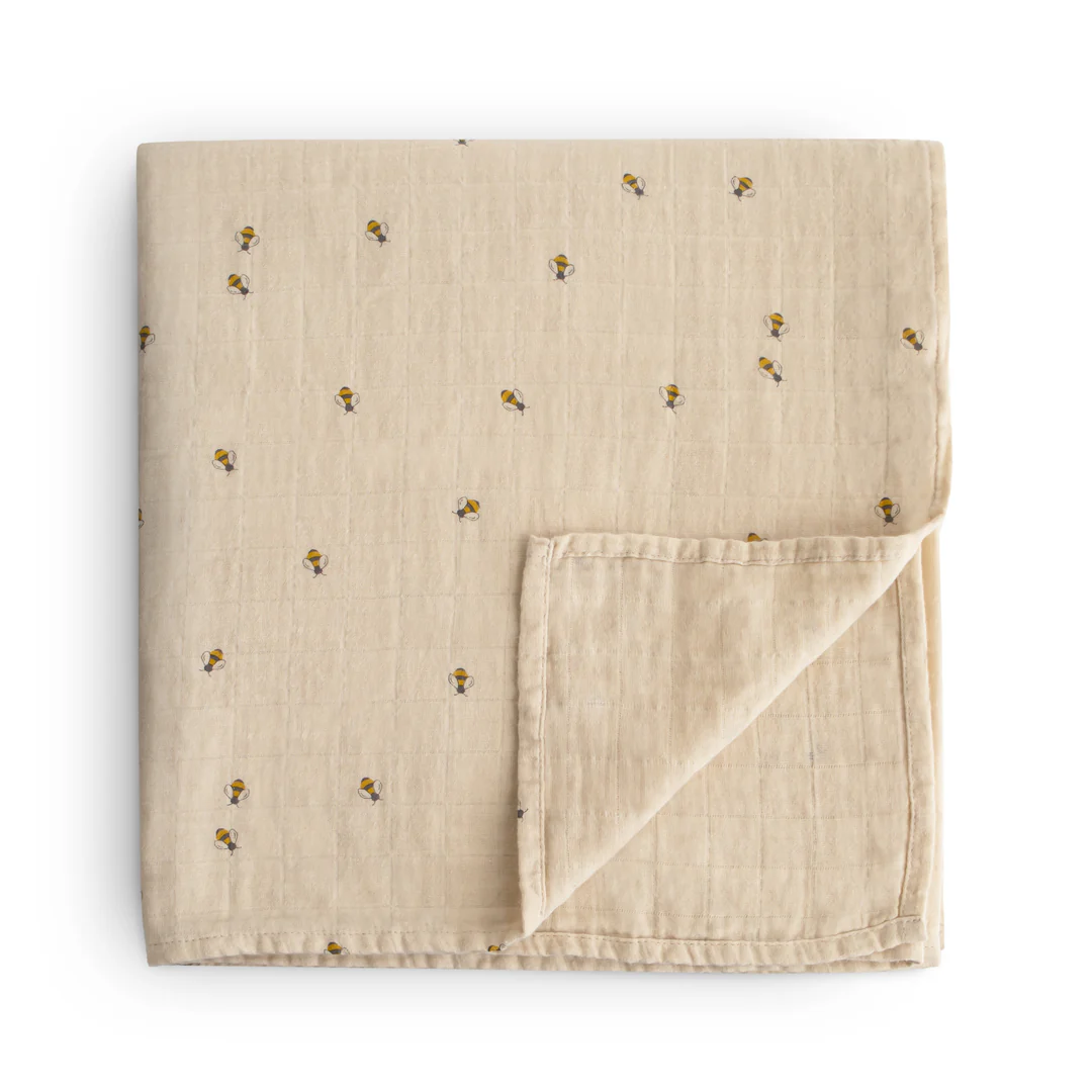 Napa Muslin Swaddle 120×120 cm – Mushie, foto 12