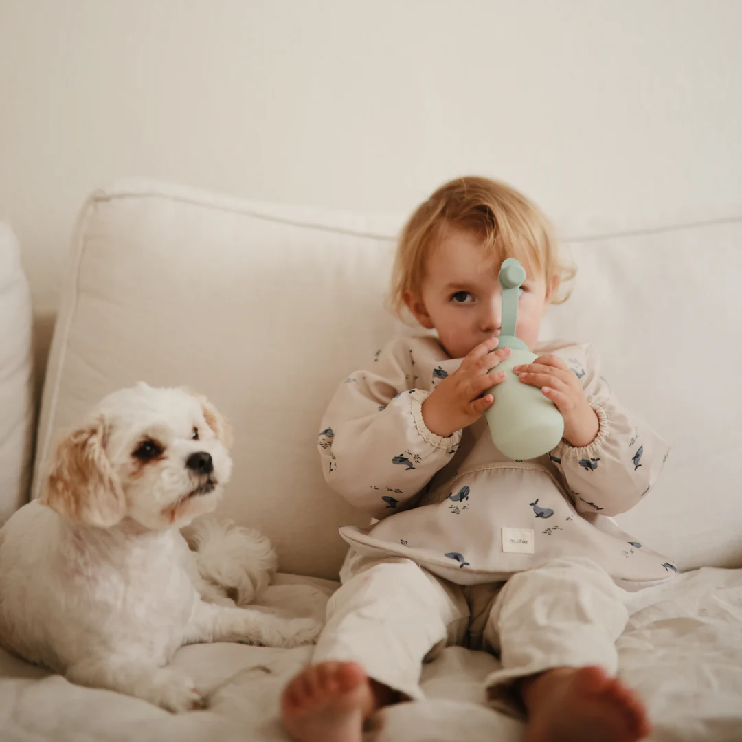 Shishe silikoni për pure – Mushie, foto 4