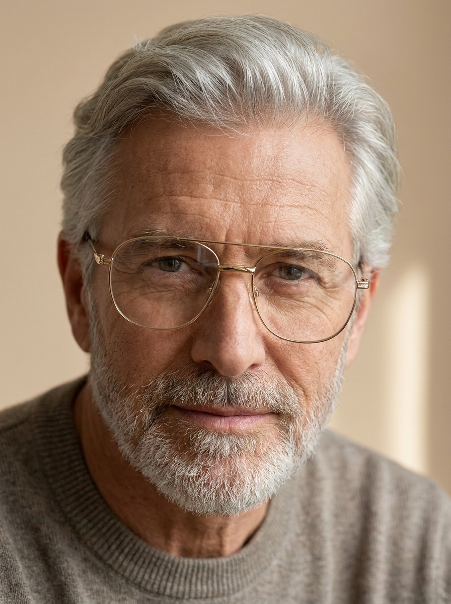 Model wearing Maximus glasses