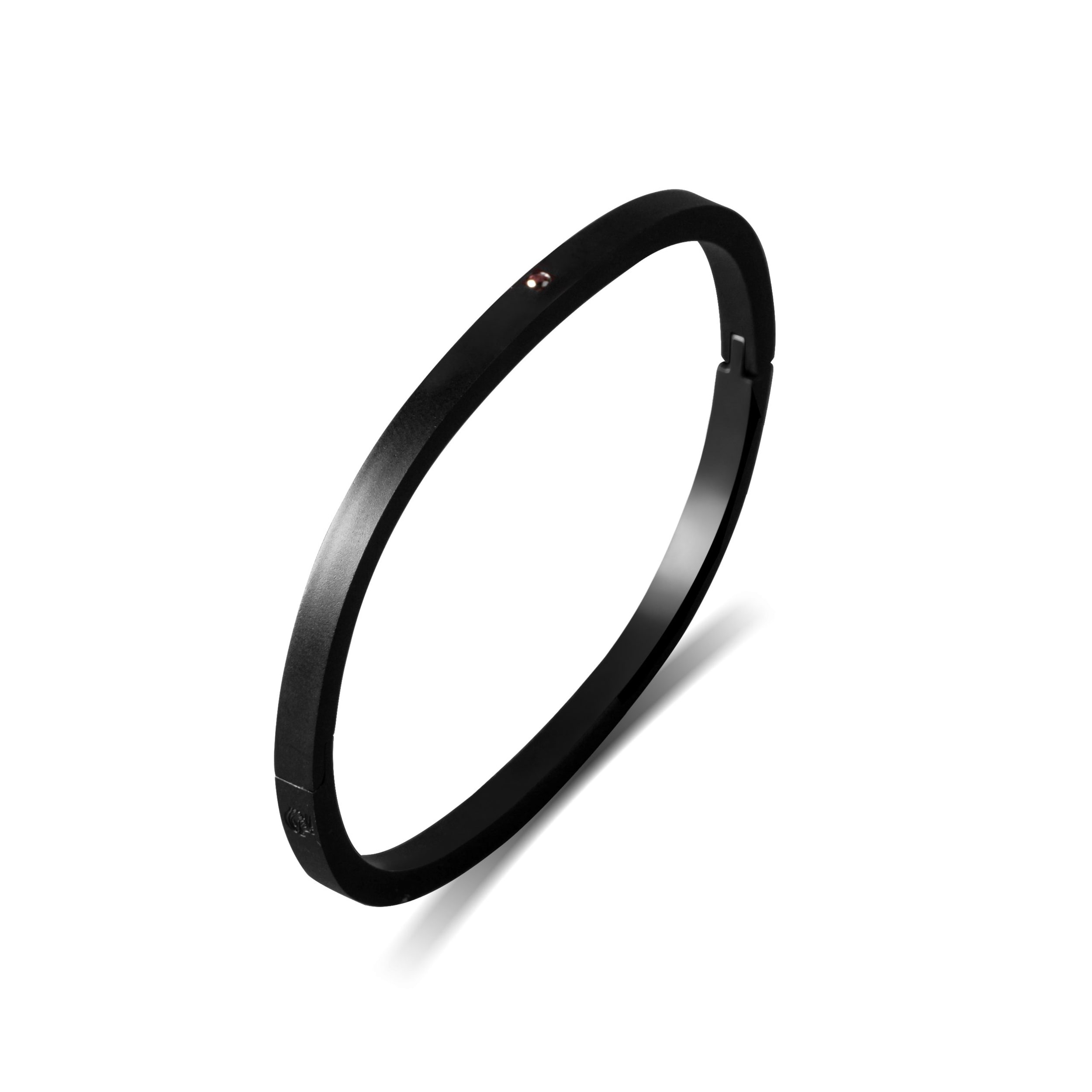 1Z Black Diamond Bangle with diamonds