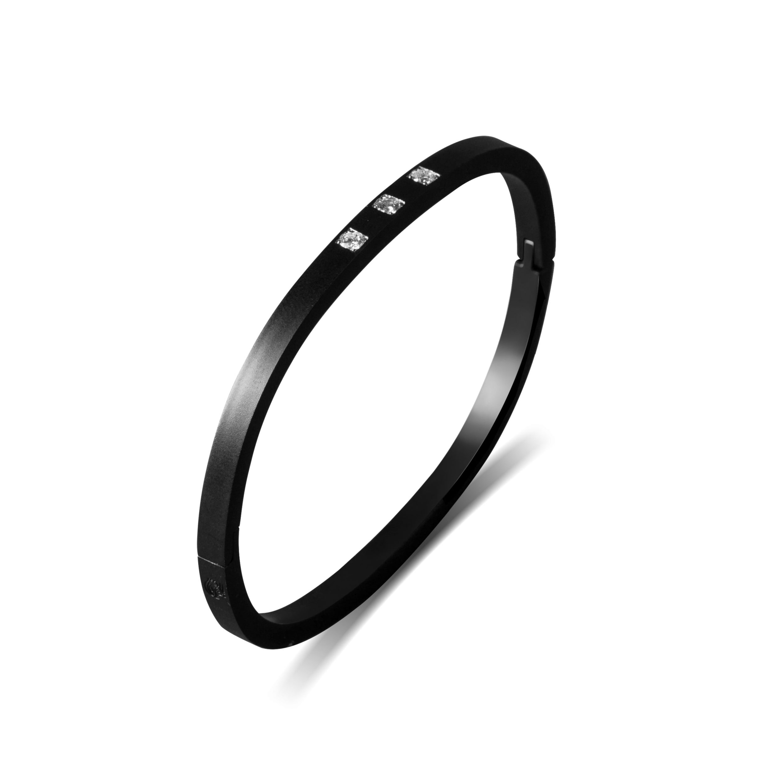 1Z Triple Diamond Bangle with diamonds