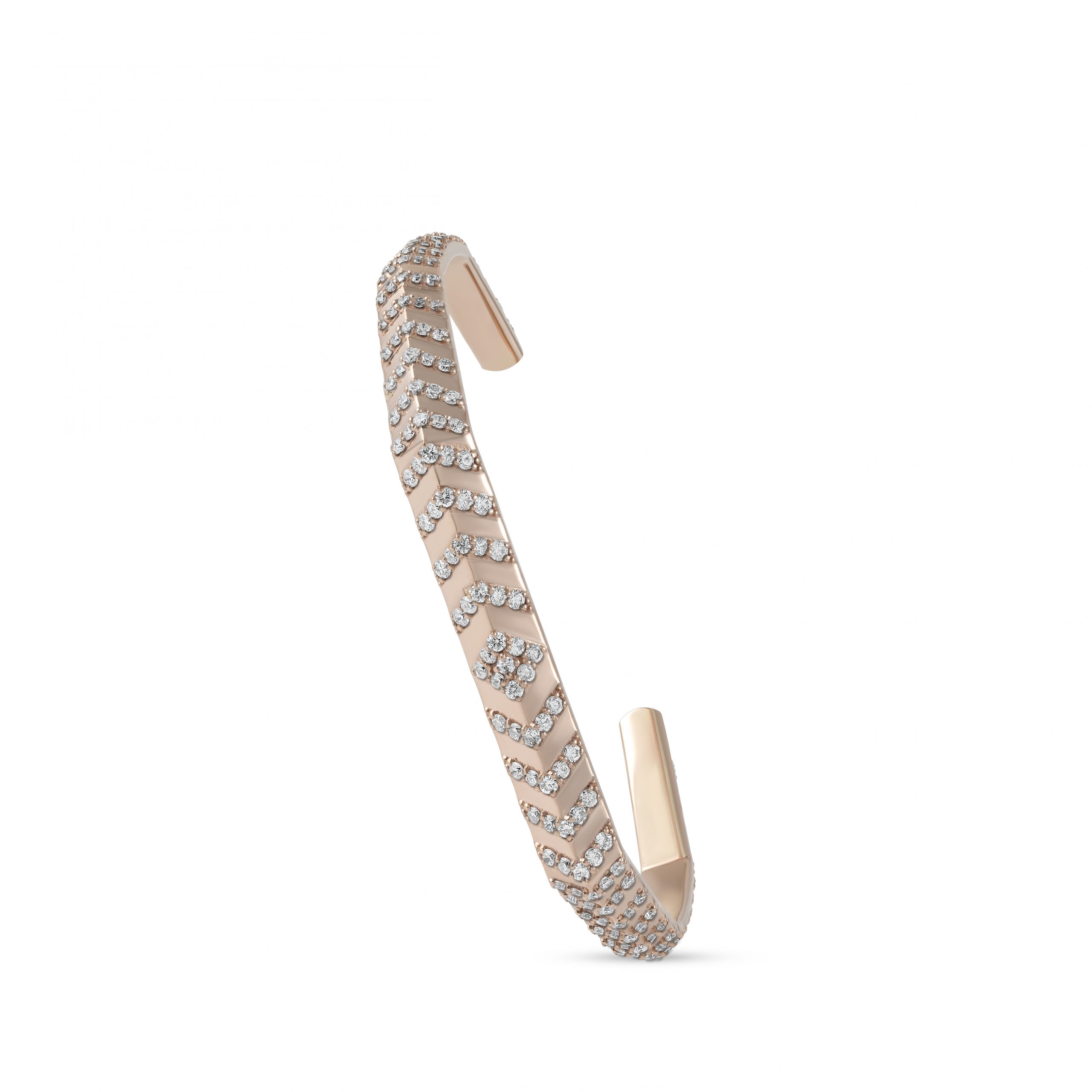 Hatshepsut Bangle with Full Diamond with diamonds