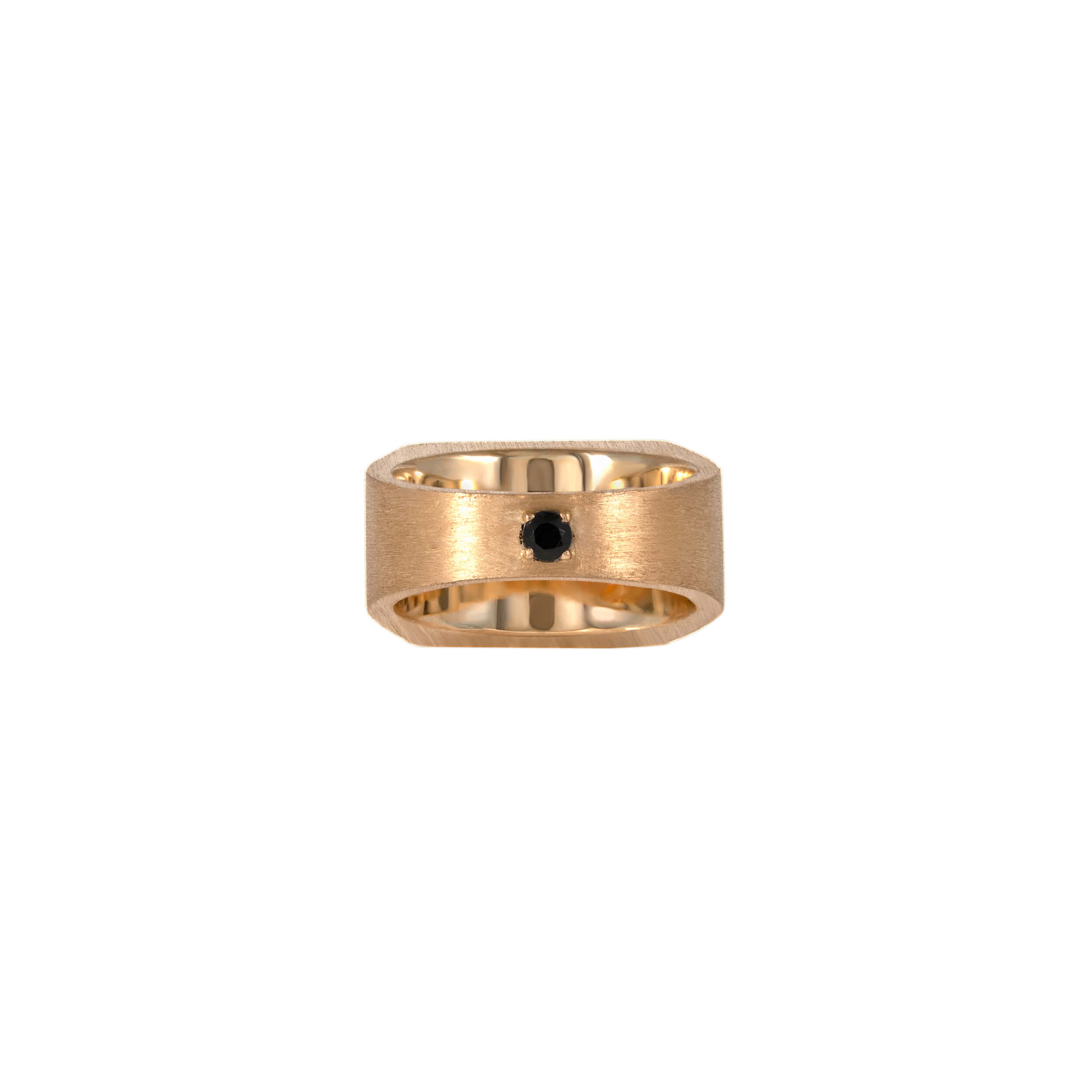 Promise Me Power in 18k yellow gold with diamonds and turquoise, view 3