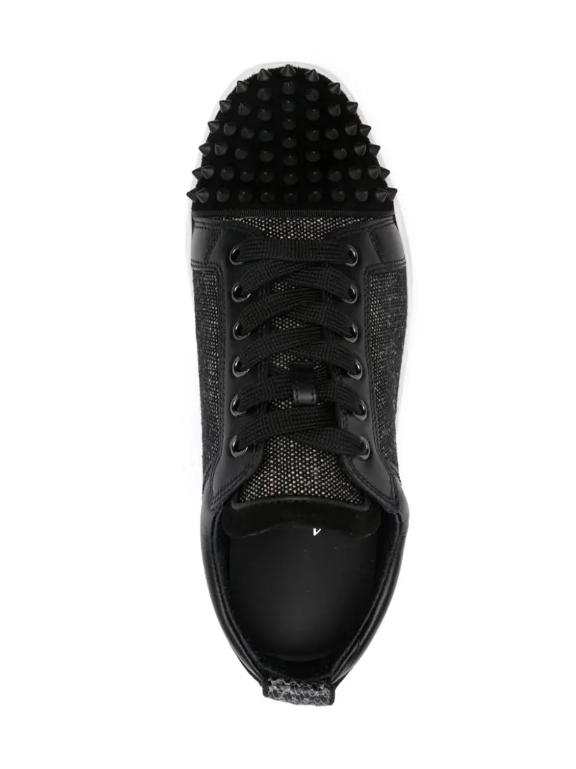 Atlete Lëkure Christian Louboutin Louis Junior P Pik Pik Strass