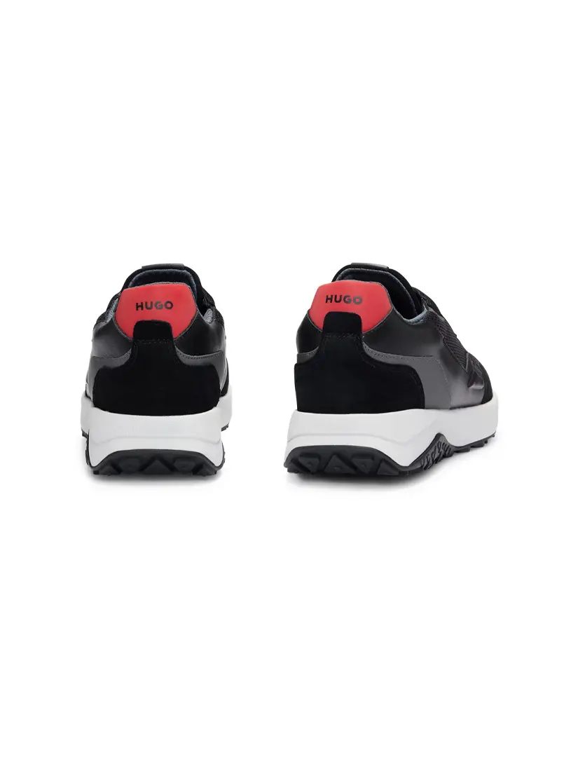 Atlete Sportive Hugo Boss Lace-Up With Mesh Trims