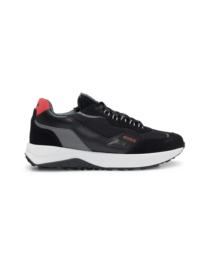 Atlete Sportive Hugo Boss Lace-Up With Mesh Trims
