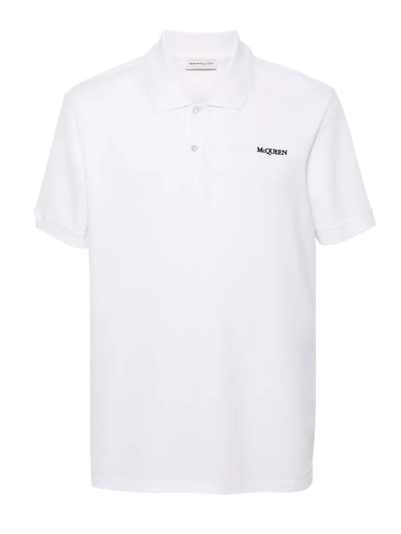 Bluzë Polo Alexander Mcqueen Mini Logo Printed