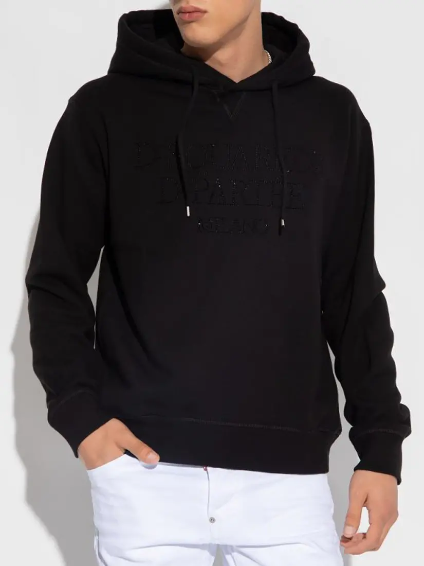 Hoodie Dsquared2 Icon Studded