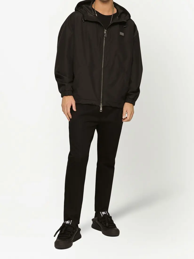 Xhaketë Me Kapuç Dolce & Gabbana Logo Tag