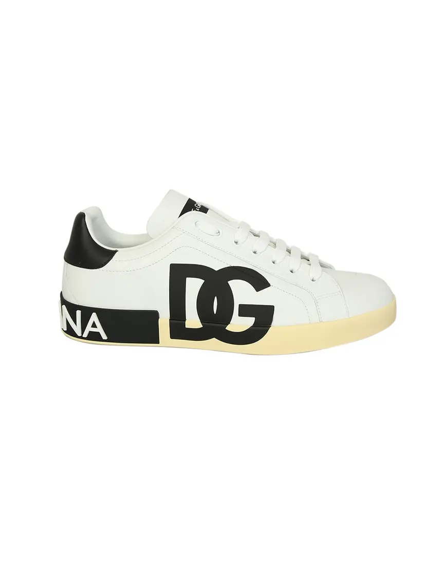 Atlete Lëkure Dolce & Gabbana Embroidered Logo