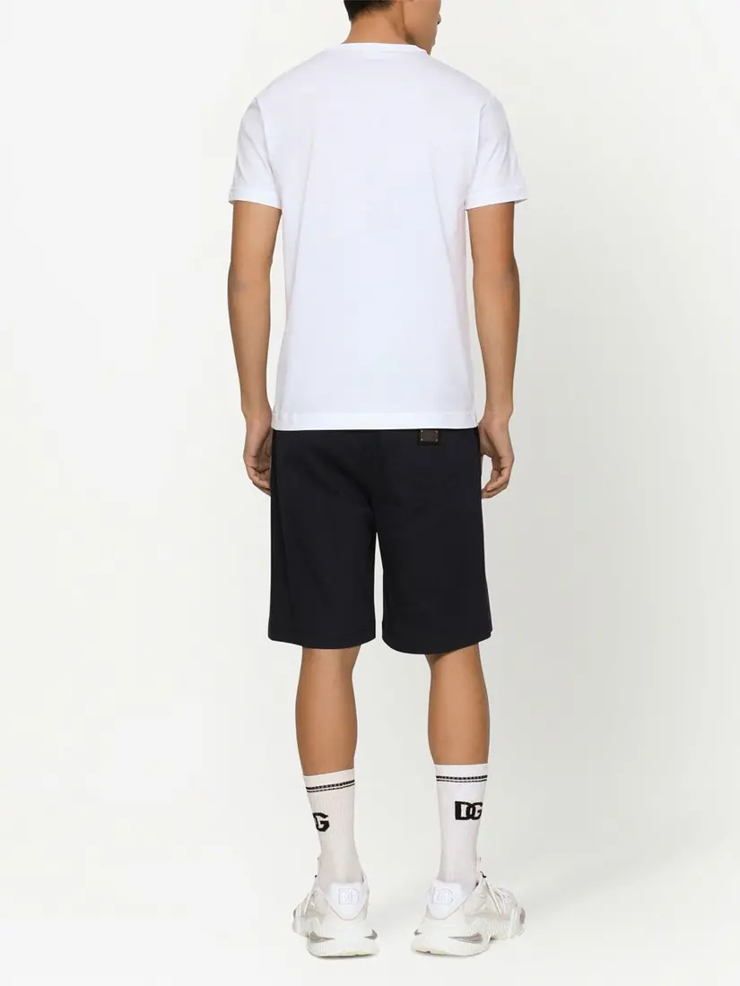 Bluzë Dolce & Gabbana Logo Tag V Neck