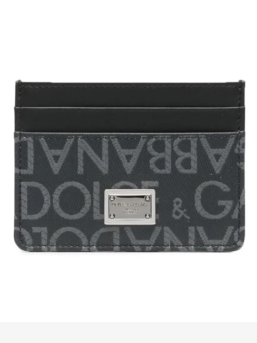 Mbajtës Kartash Dolce & Gabbana Logo Jacquard